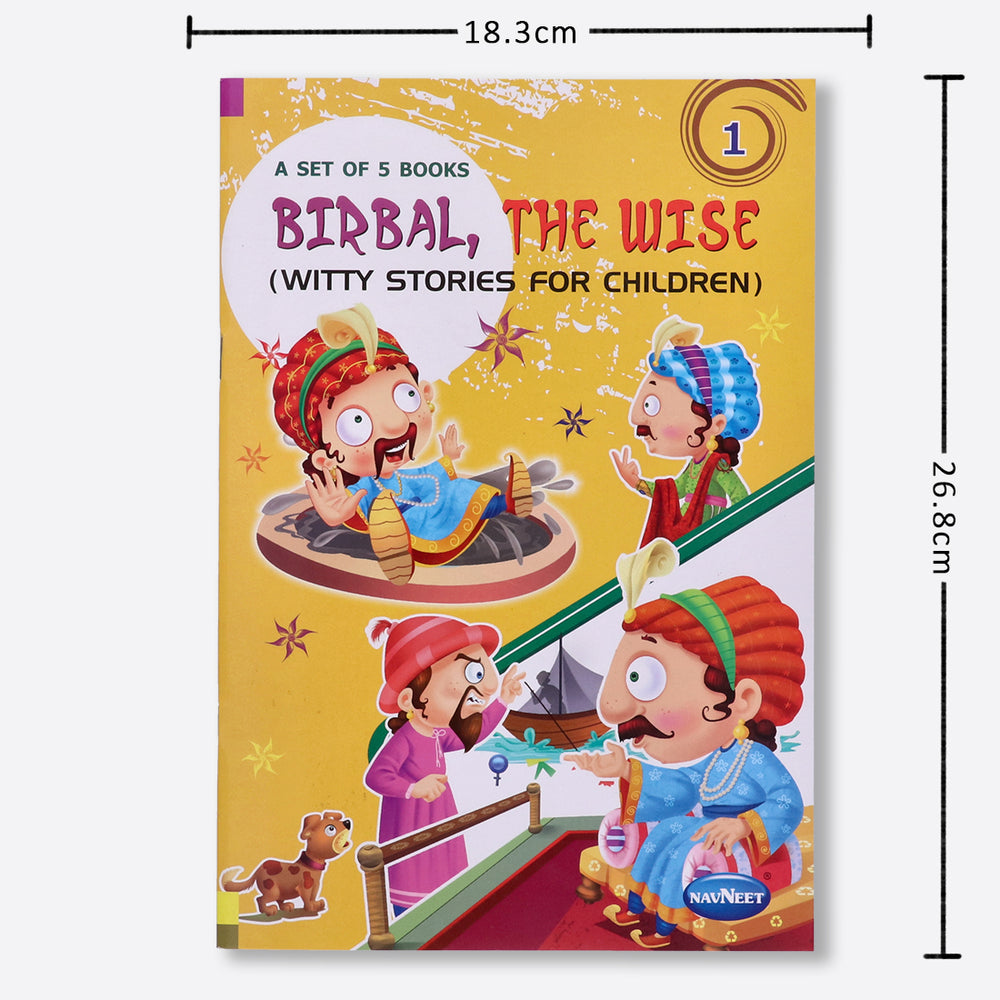 Navneet Birbal The Wise Books 1 to 5- With Colourful Illustrations- Akbar & Birbal- Read aloud stories for kids- Best collection of witty stories- Classic Tales From India