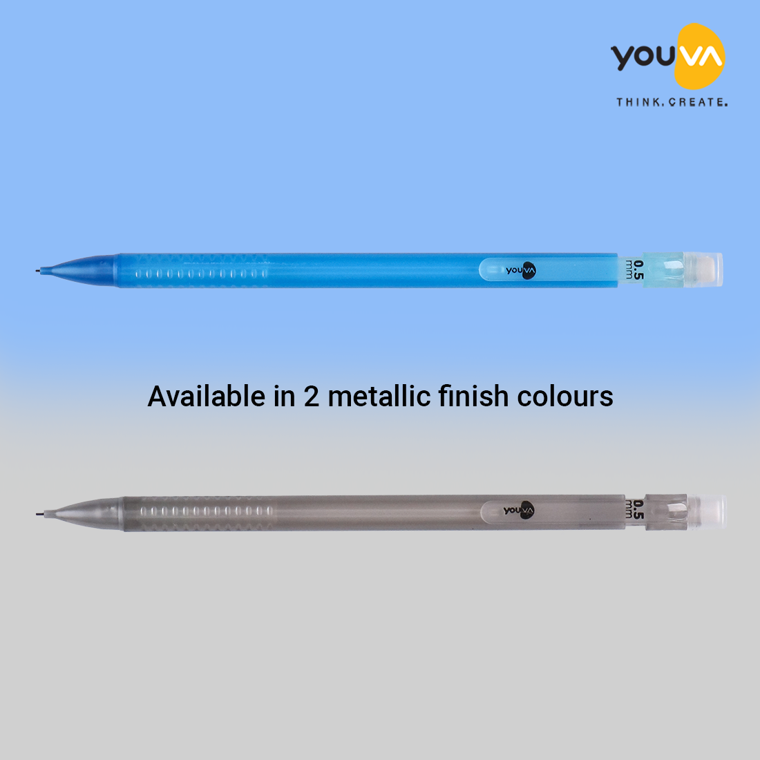 Youva PROMECH Mechanical Pencils| Pack of 10|0.5mm |For School Students by Navneet
