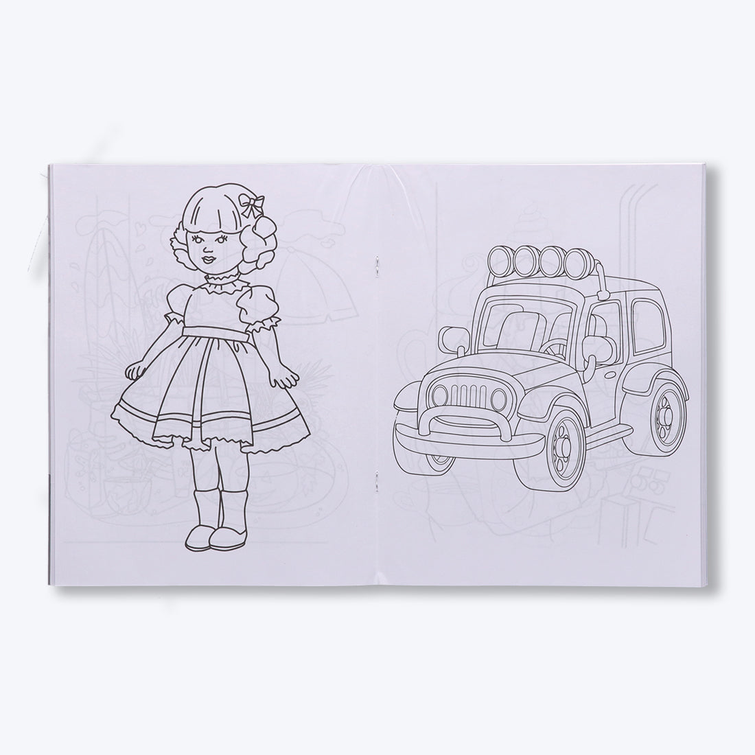 Navneet My Big Colouring Book - I and II Bold, big and eye-catching illustrations.