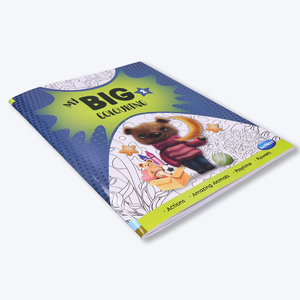 Navneet My Big Colouring Book - I and II Bold, big and eye-catching illustrations.