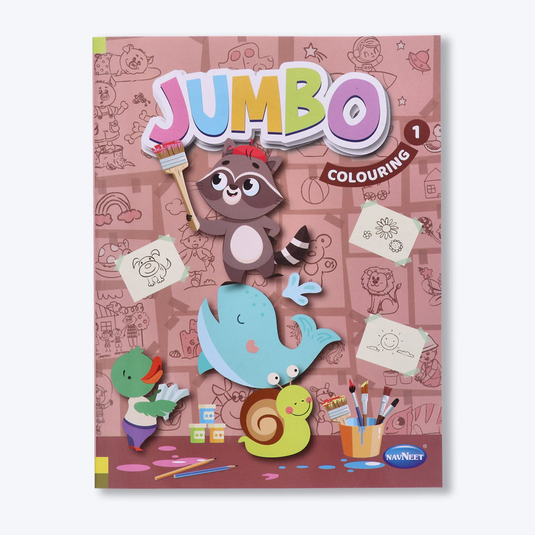 Navneet's Jumbo Colouring Book I