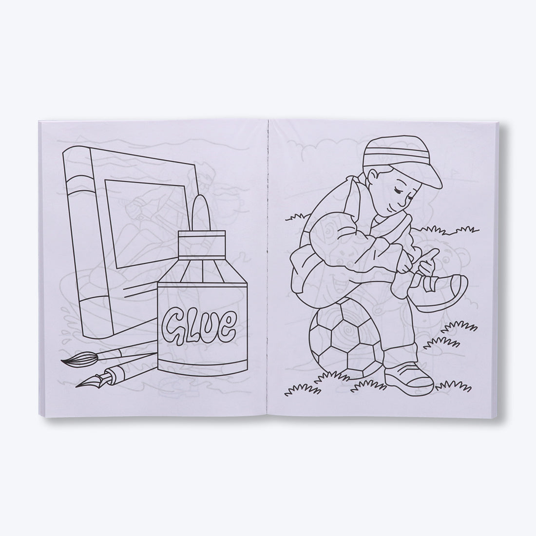 Navneet's Jumbo Colouring Book - II can be used with colour pencils or crayons for age group.
