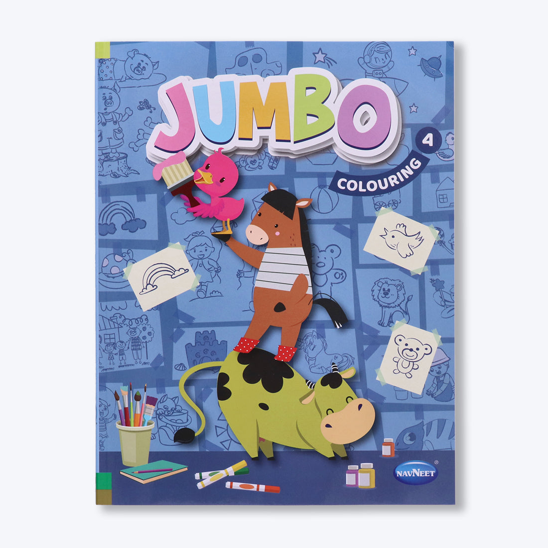 Navneet Jumbo Colouring Book - IV