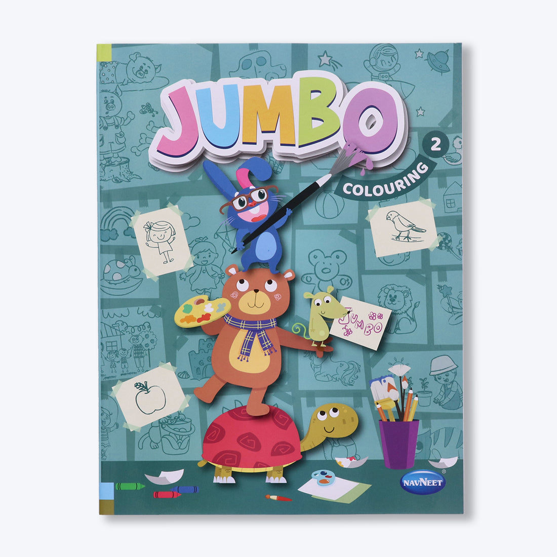 Navneet's Jumbo Colouring Book - II
