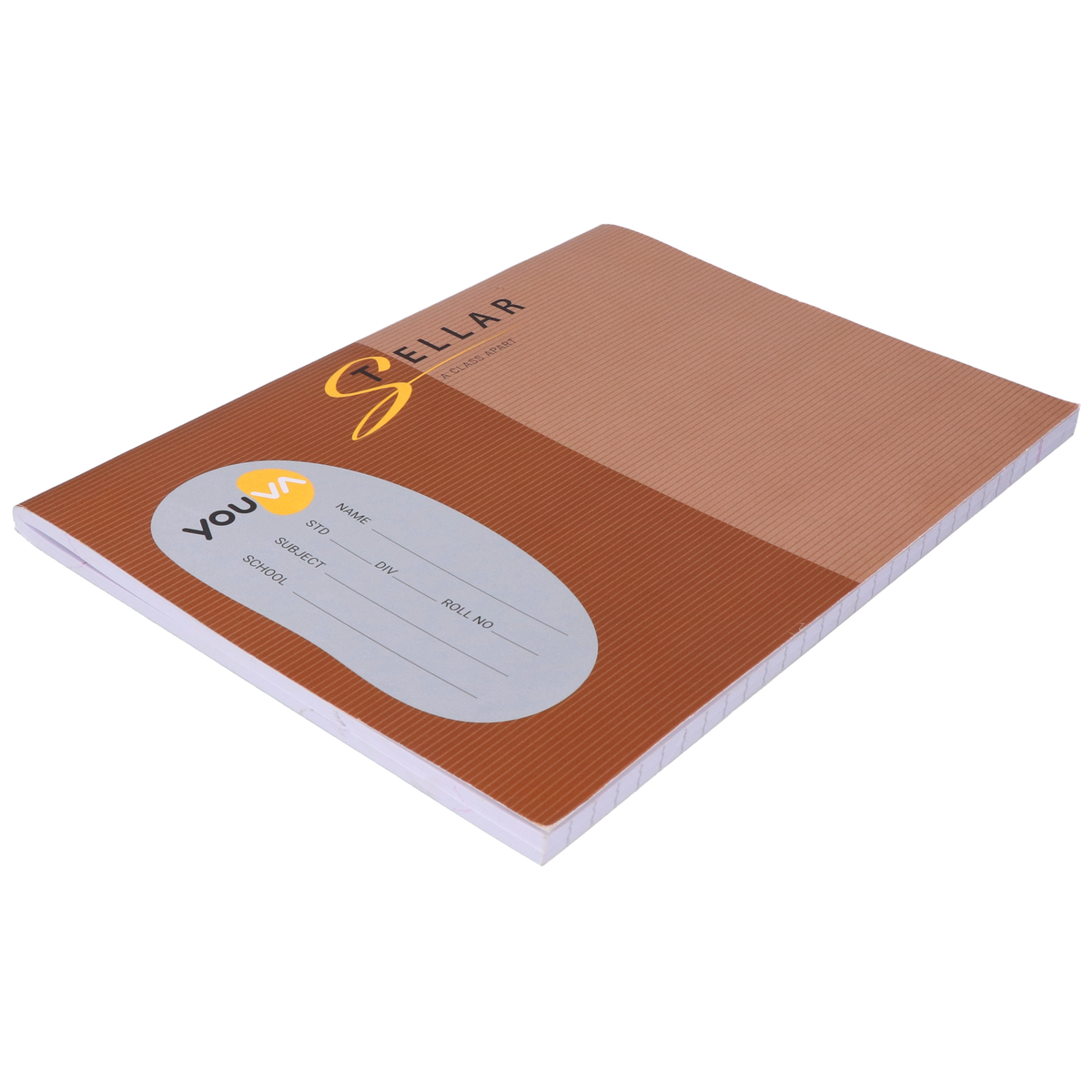 Youva , Soft Bound, Jumbo Size 18x24 cm, Single Line, 172 Pages for students by Navneet Pack Of 3
