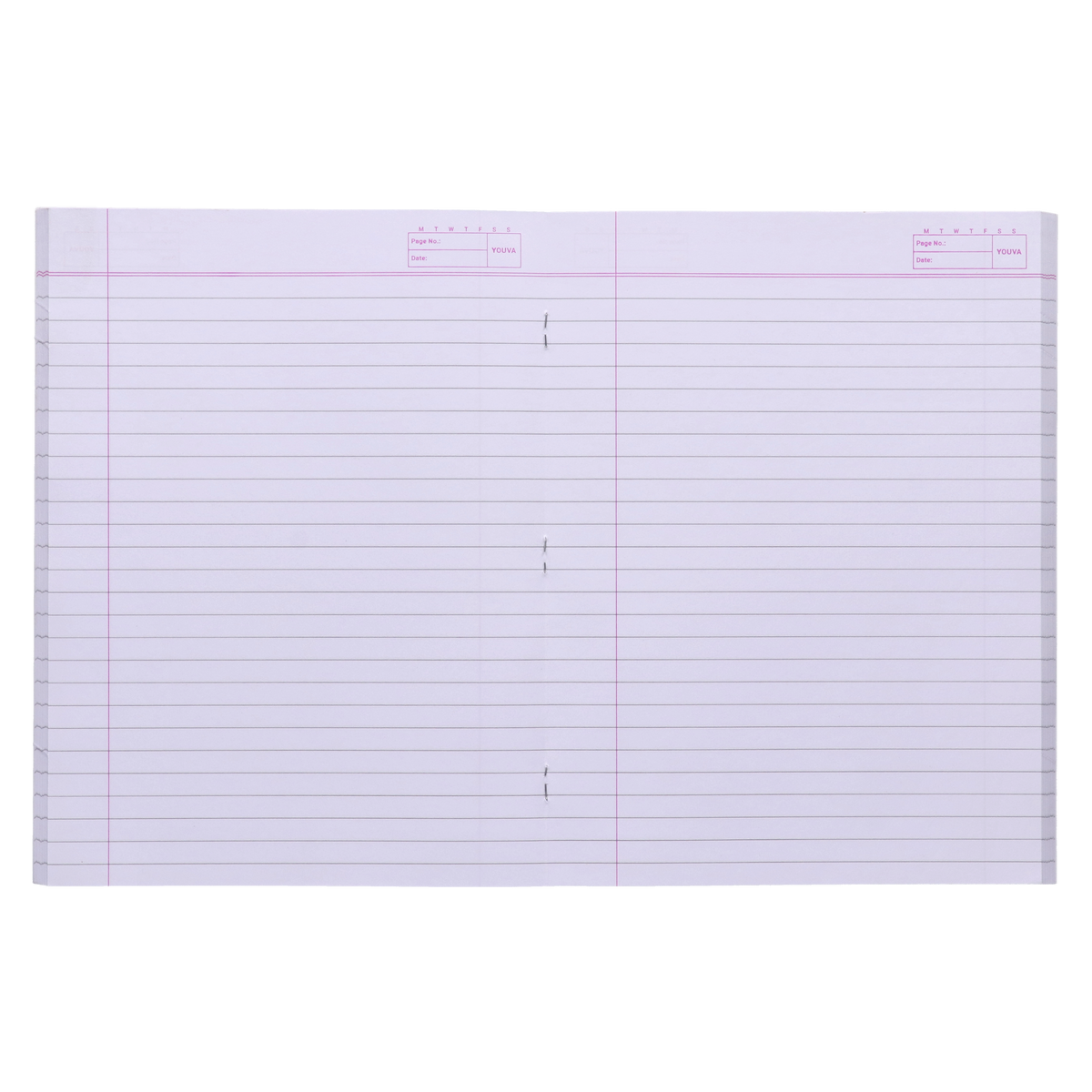 Youva , Soft Bound, Jumbo Size 18x24 cm, Single Line, 172 Pages for students by Navneet Pack Of 3