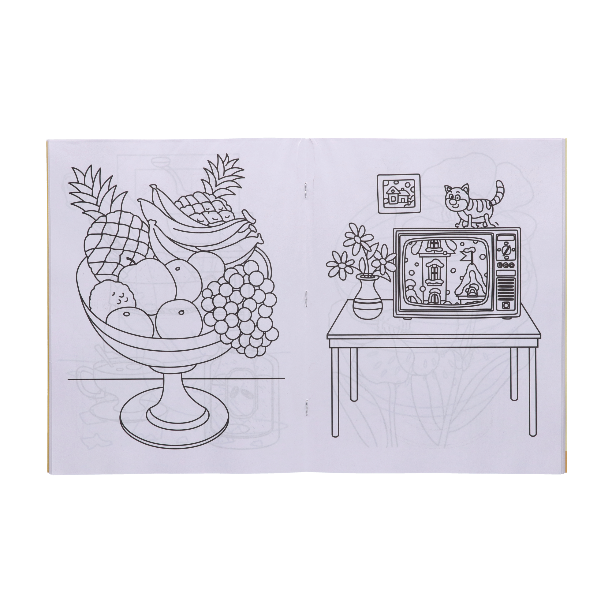 Navneet My Big Colouring Book -III and IV Bold, big and eye-catching illustrations.