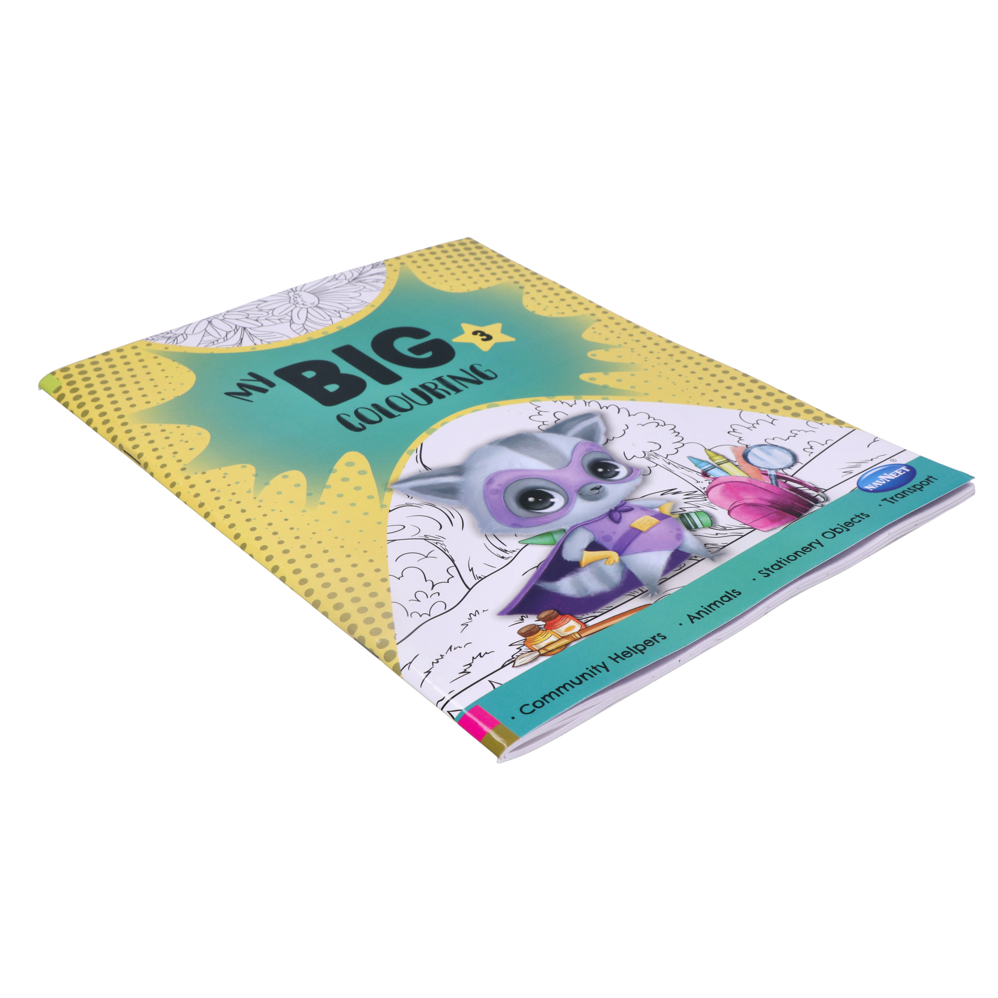 Navneet My Big Colouring Book -III and IV Bold, big and eye-catching illustrations.