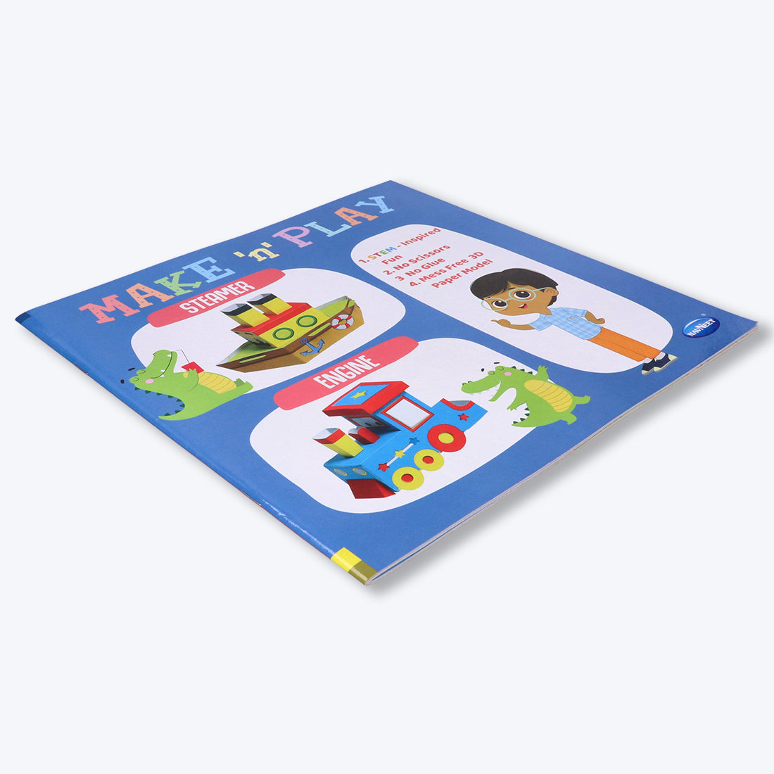 Navneet's Make n Play â€“ Steamer & Engine  Fun DIY Crafts - School Project Book - Mess Free Activities