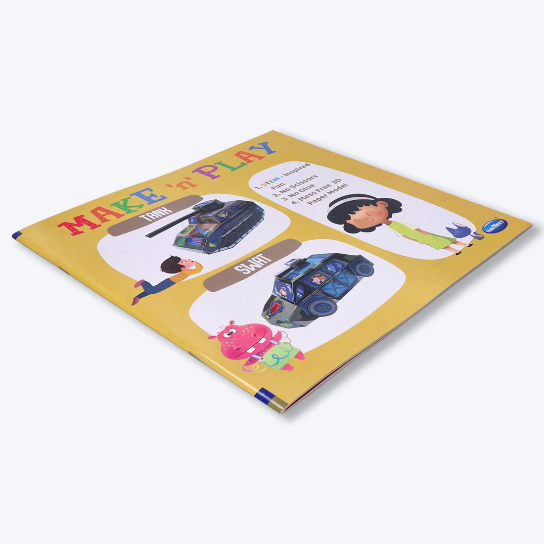 Navneet's Make n Play â€“ Tank & Swat  Fun DIY Crafts - School Project Book - Mess Free Activities