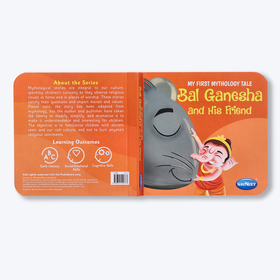 Navneet My First Mythology Tale Bal Ganesha and his Friend Children Classics Vocabulary Words- With Colourful Illustrations- Best collection of short stories