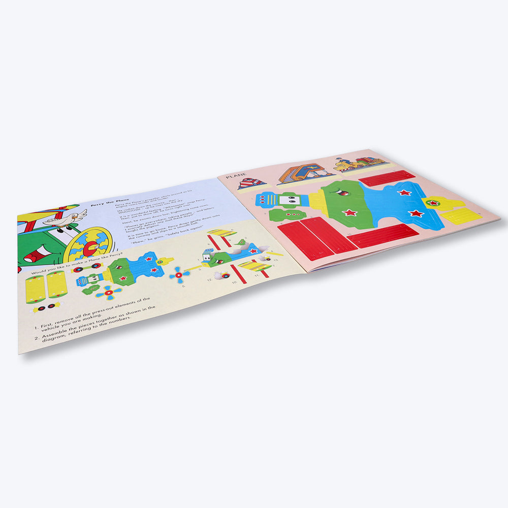 Navneet's Make n Play â€“ Plane & Helicopter  Fun DIY Crafts - School Project Book - Mess Free Activities