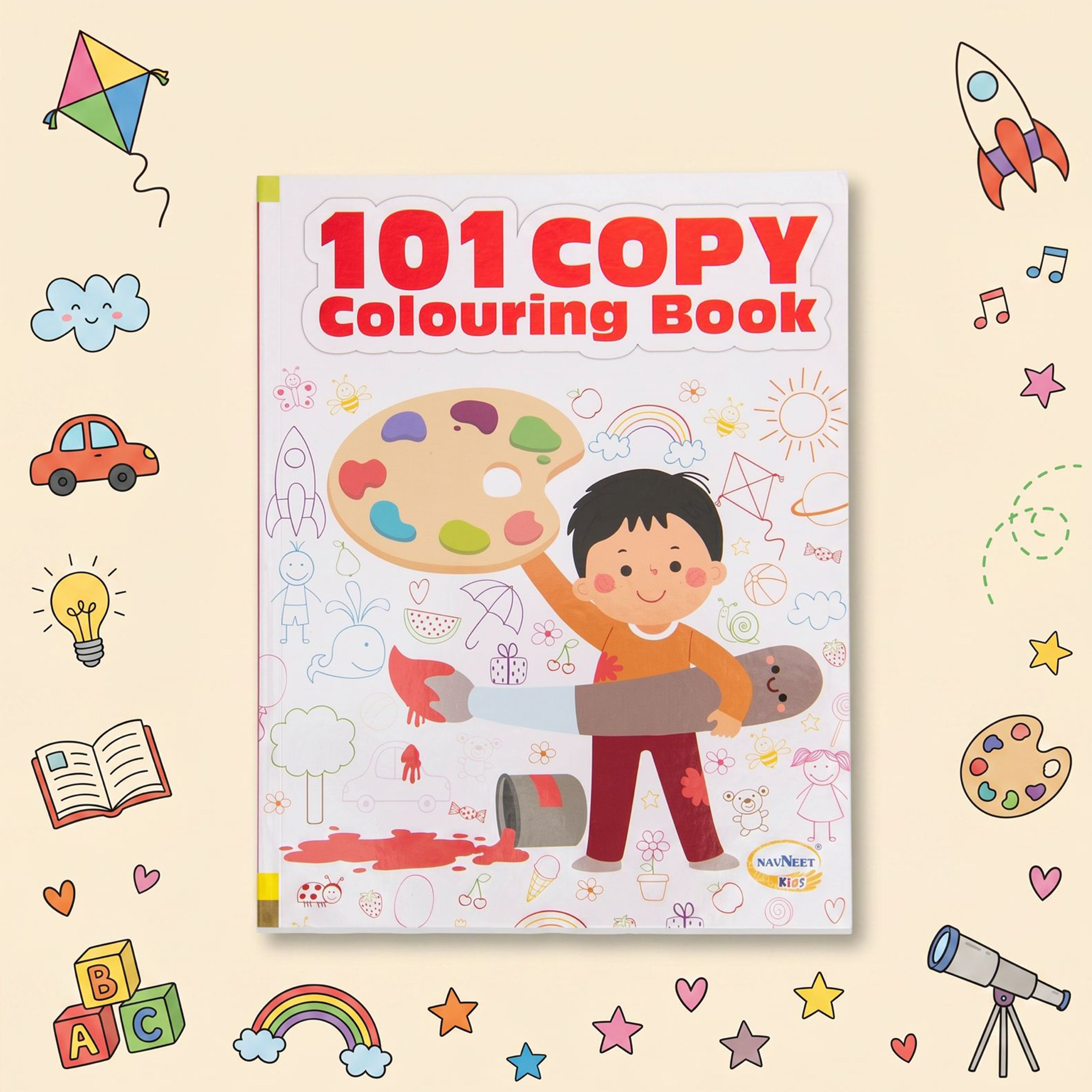 101 Copy Colouring Book