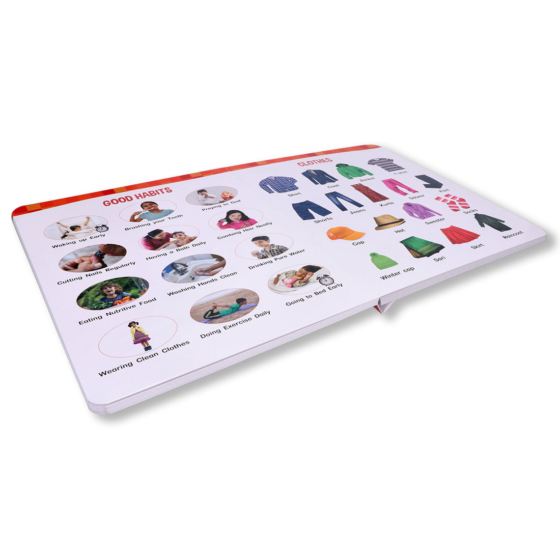 Navneet All In One Board Book (Eng.) - First Early Learning book for Kindergarten - Picture Board book for toddlers and babies - eBook - Animated interactive book - Audio Book