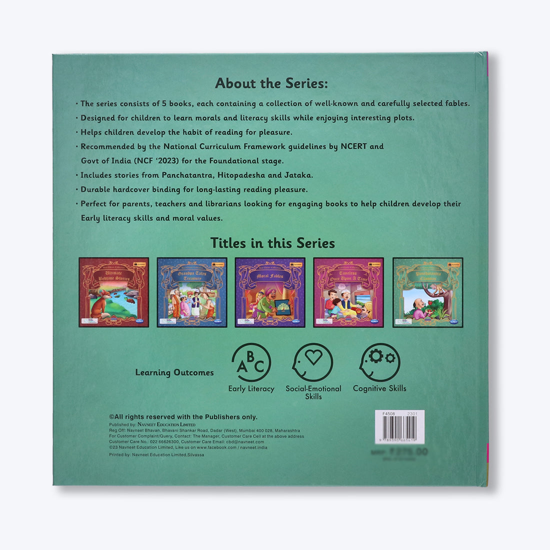 Navneet Best Classic Collection- Panchatantra Classics Vocabulary Words- With Colourful Illustrations- Read aloud stories- Bedtime Stories- Audio Book- Social-Emotional