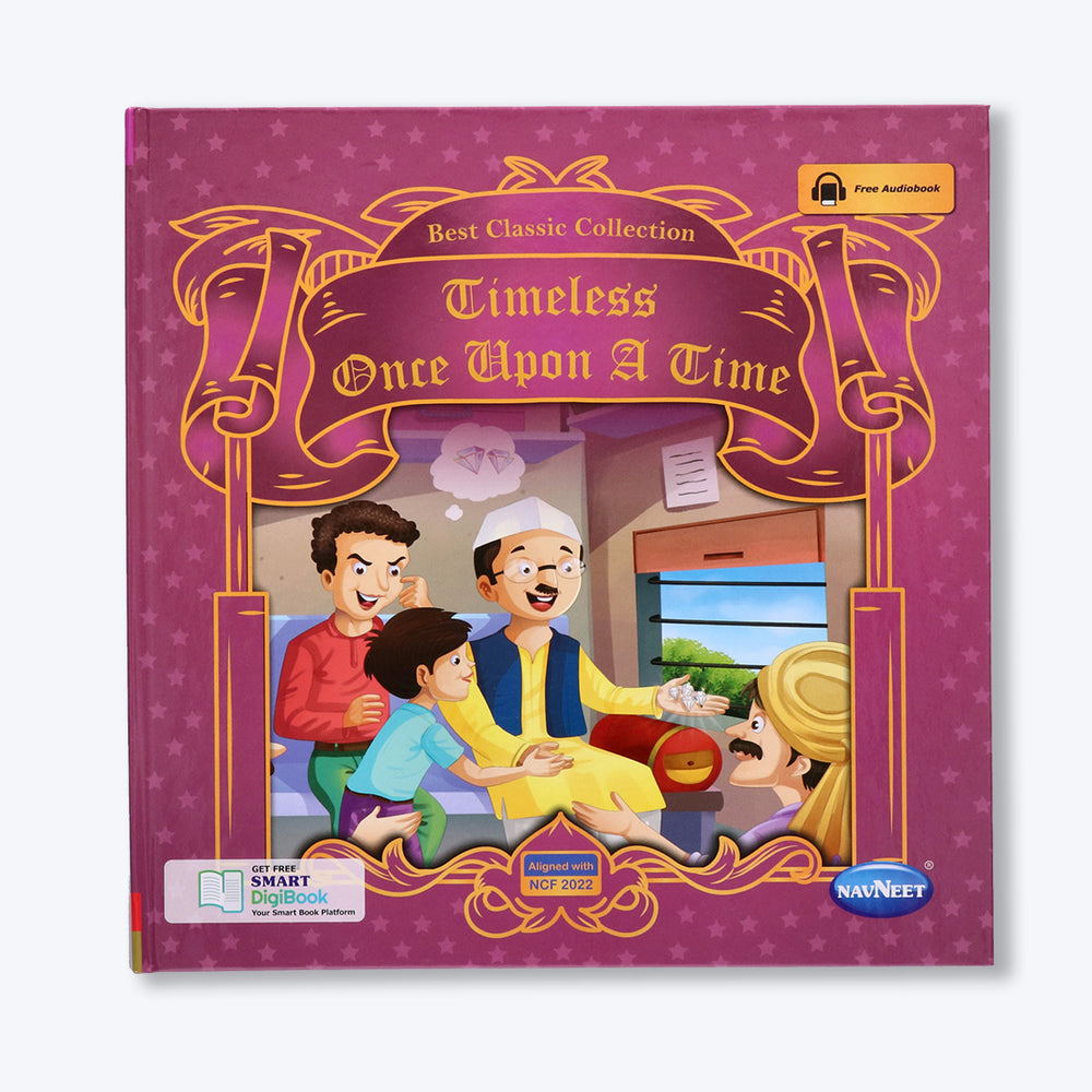 Navneet Best Classic Collection- Timeless Once Upon A Time Vocabulary Words- With Colourful Illustrations- Read aloud stories- Bedtime Stories- Audio Book- Social-Emotional [Paperback] Navneet Education Limited