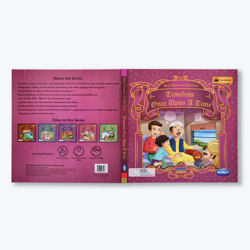 Navneet Best Classic Collection- Timeless Once Upon A Time Vocabulary Words- With Colourful Illustrations- Read aloud stories- Bedtime Stories- Audio Book- Social-Emotional [Paperback] Navneet Education Limited
