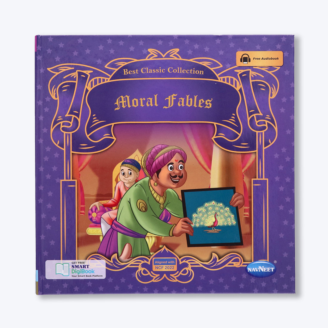Navneet Best Classic Collection- Moral Fables Vocabulary Words- With Colourful Illustrations- Read aloud stories- Bedtime Stories- Audio Book- Social-Emotional