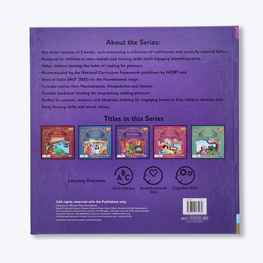 Navneet Best Classic Collection- Moral Fables Vocabulary Words- With Colourful Illustrations- Read aloud stories- Bedtime Stories- Audio Book- Social-Emotional [Paperback] Navneet Education Limited