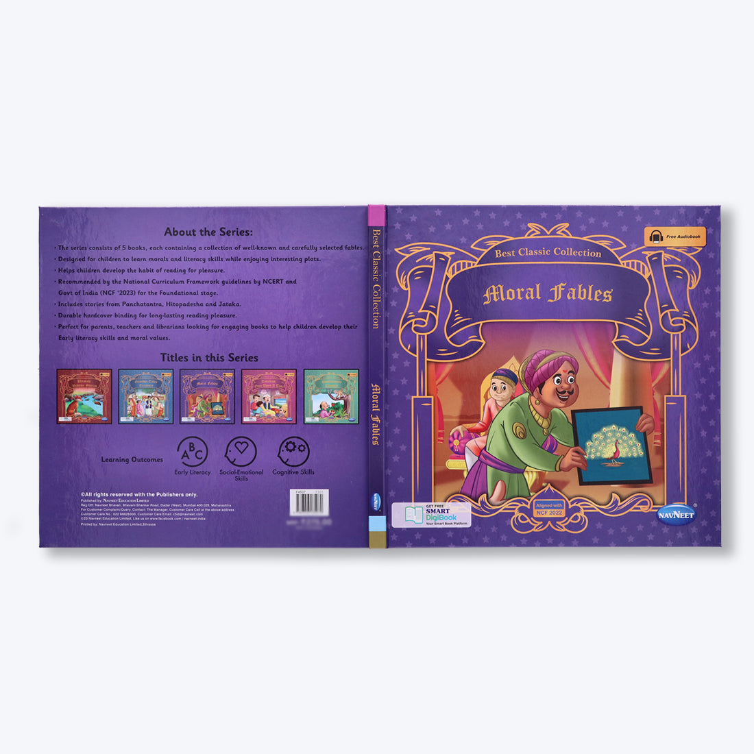 Navneet Best Classic Collection- Moral Fables Vocabulary Words- With Colourful Illustrations- Read aloud stories- Bedtime Stories- Audio Book- Social-Emotional [Paperback] Navneet Education Limited