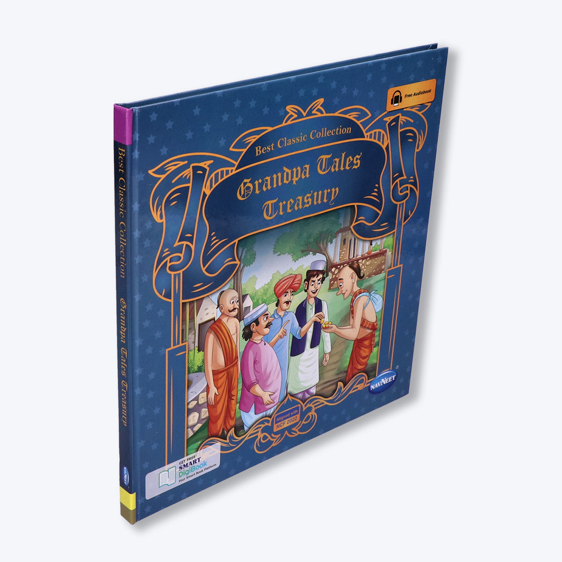 Navneet Best Classic Collection- Grandpa Tales Treasury Vocabulary Words- With Colourful Illustrations- Read aloud stories- Bedtime Stories- Audio Book- Social-Emotional [Paperback] Navneet Education Limited