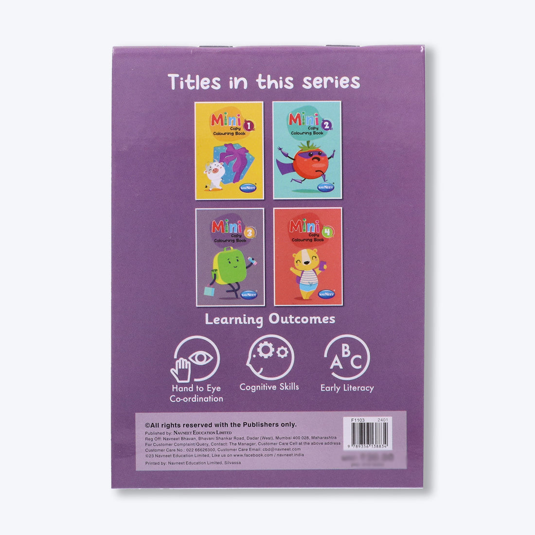 Navneet Mini Copy colouring PDQ- Pack of 42 colouring books Birthday Return Gift For Kids- Wholesale Pack of books