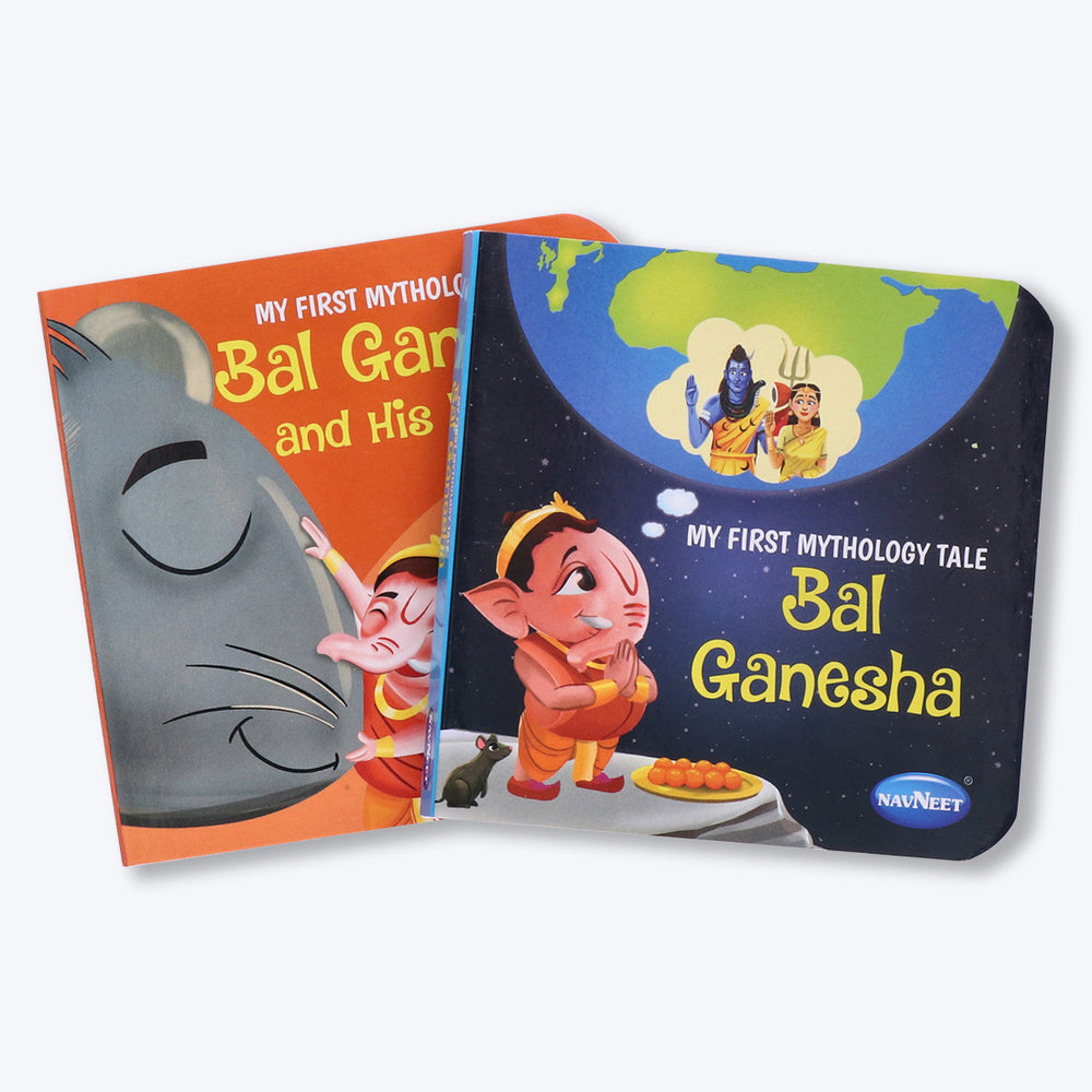 Navneet My First Mythology Tale Bal Ganesha and his Friend  & Bal Ganesha Children Classics Vocabulary Words- With Colourful Illustrations- Best collection of short stories