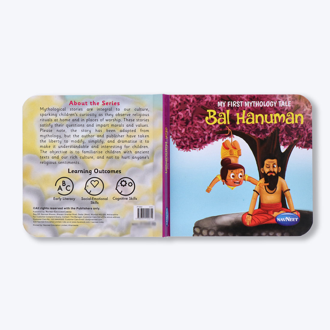 Navneet My First Mythology Tale Bal Hanuman & Bal Hanuman leaps for the sun Children Classics Vocabulary Words- With Colourful Illustrations- Best collection of short stories