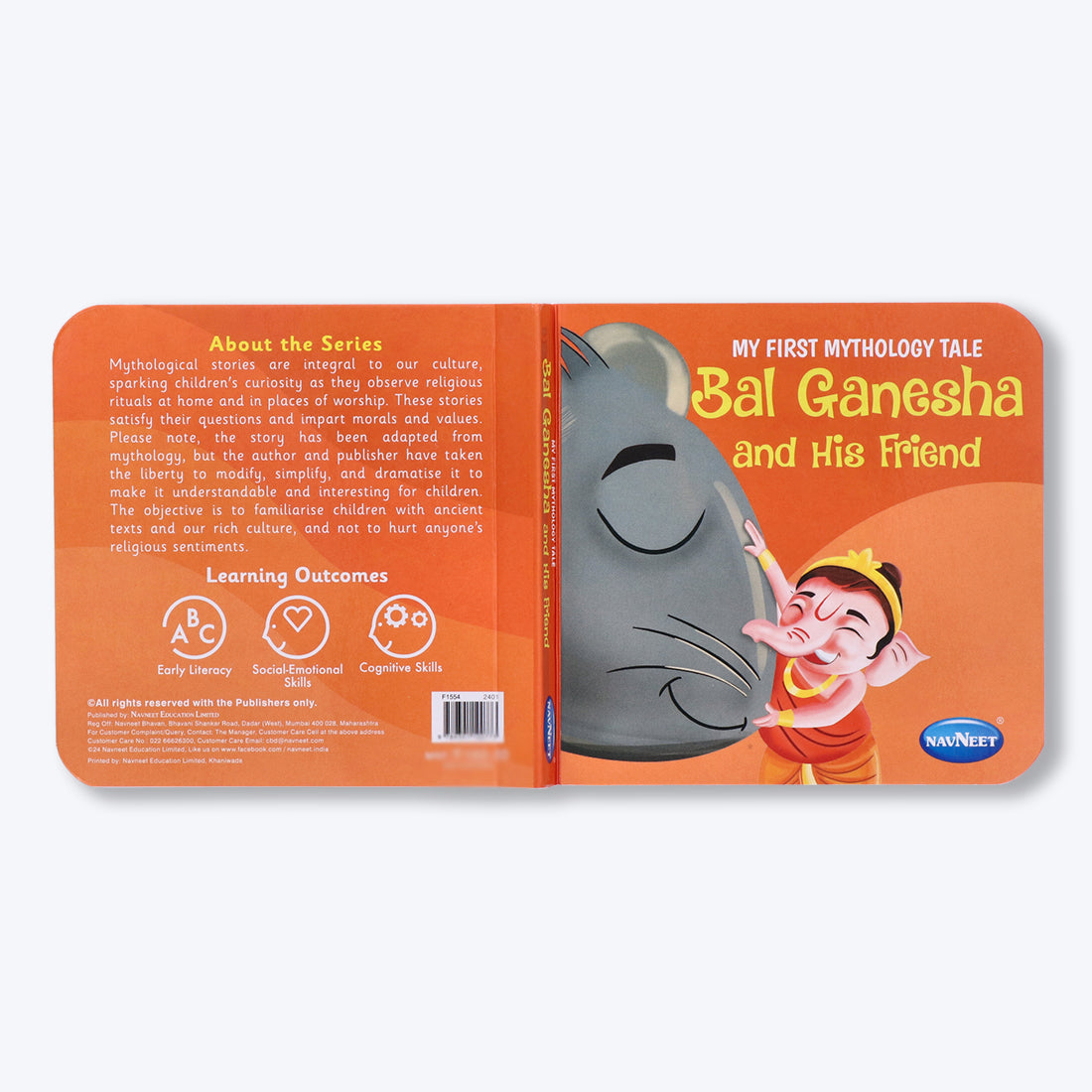 Navneet My First Mythology Tale Bal Ganesha and his Friend  & Bal Ganesha Children Classics Vocabulary Words- With Colourful Illustrations- Best collection of short stories