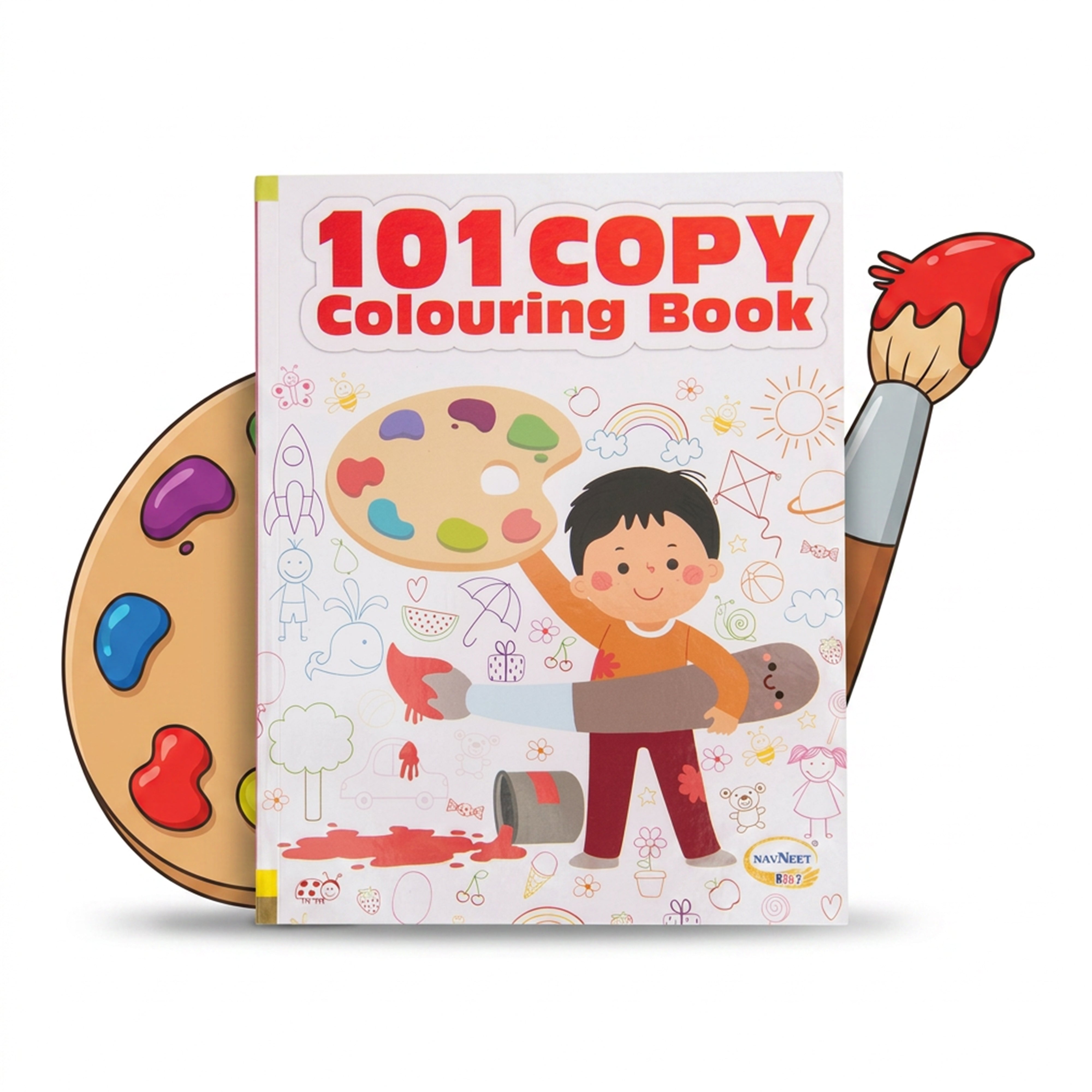 101 Copy Colouring Book