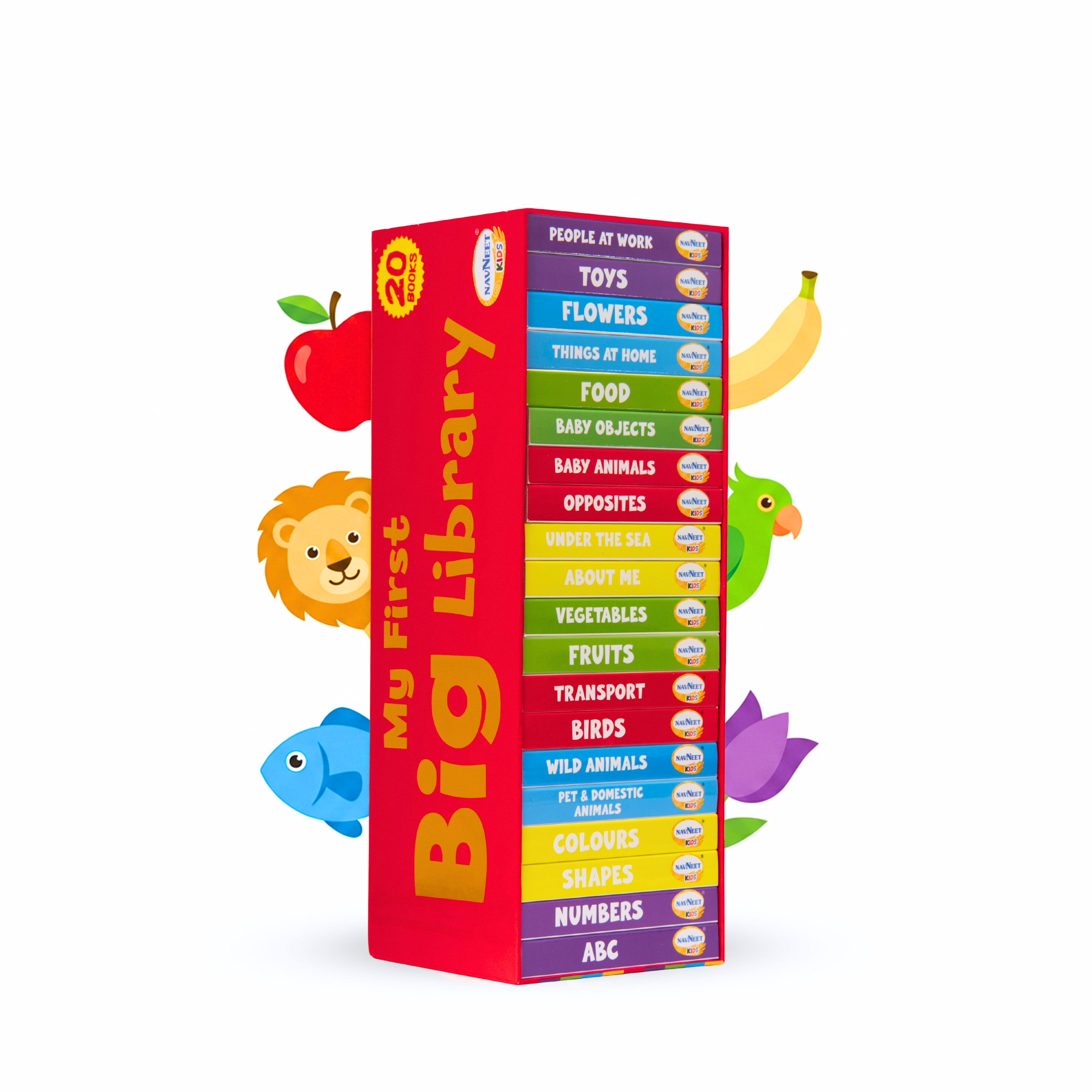 Navneet My First Big Library-Box Set of 20 Board Books