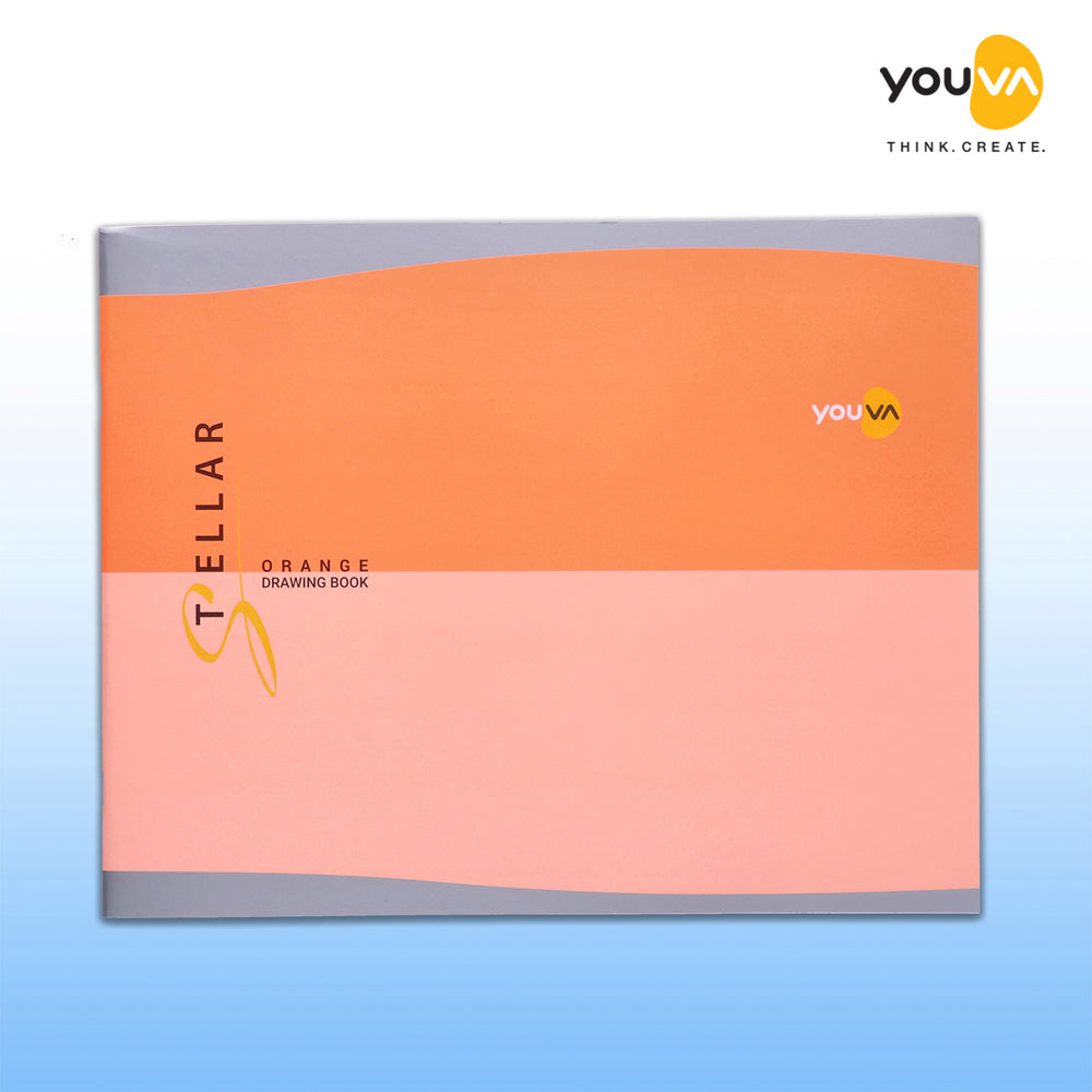 Navneet Youva | STELLAR Green Drawing Book for Students and Budding Artists | Size: A4 size - 21 cm x 29.7 cm | 56 Pages | Pack of 6