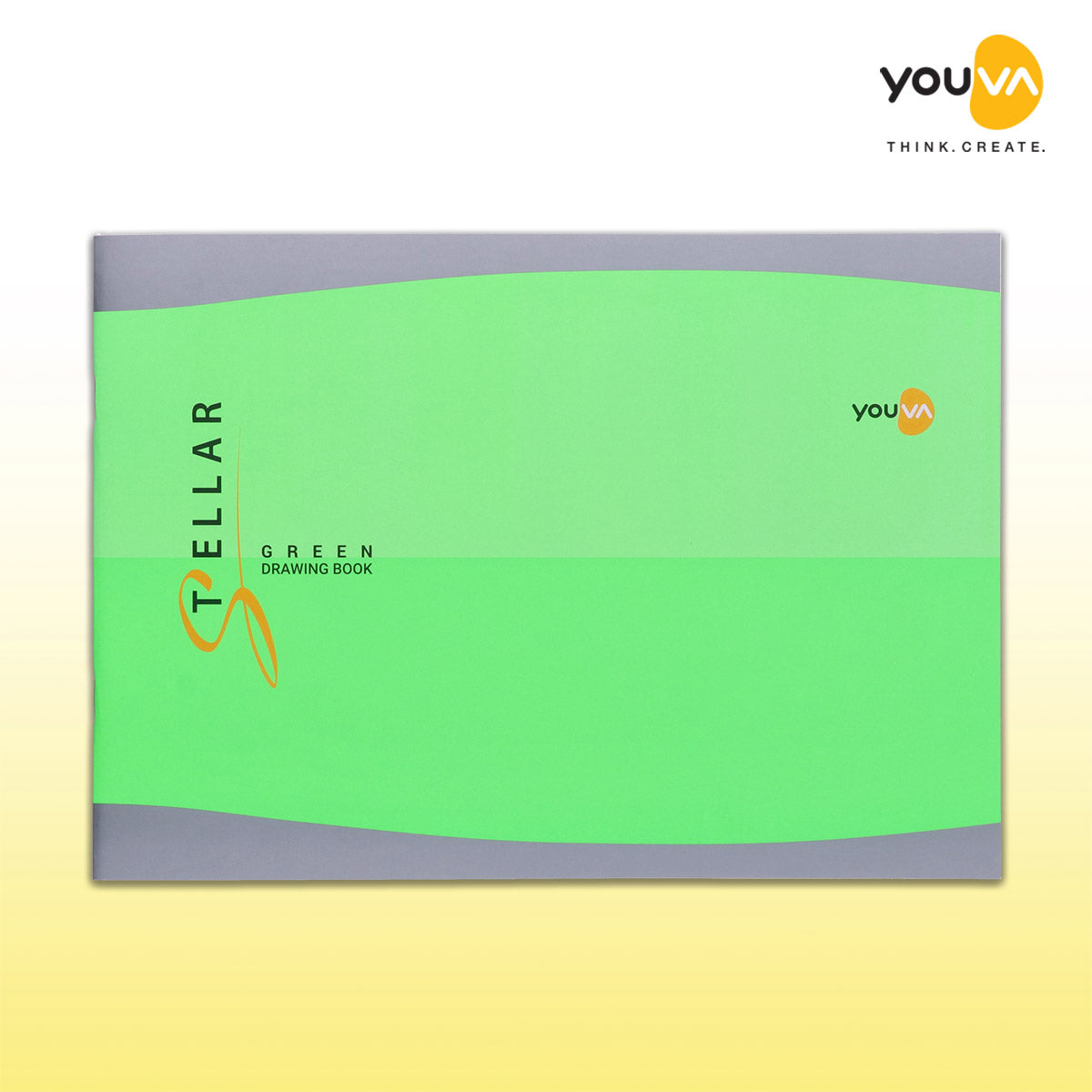 Navneet Youva | STELLAR Orange Drawing Book for Students and Budding Artists | Big size “ 27.5 cm x 34.7 cm | 56 Pages  | Pack of 6