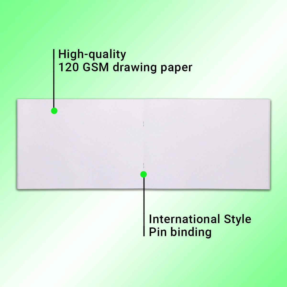 Navneet Youva | STELLAR Orange Drawing Book for Students and Budding Artists | Big size “ 27.5 cm x 34.7 cm | 56 Pages  | Pack of 6