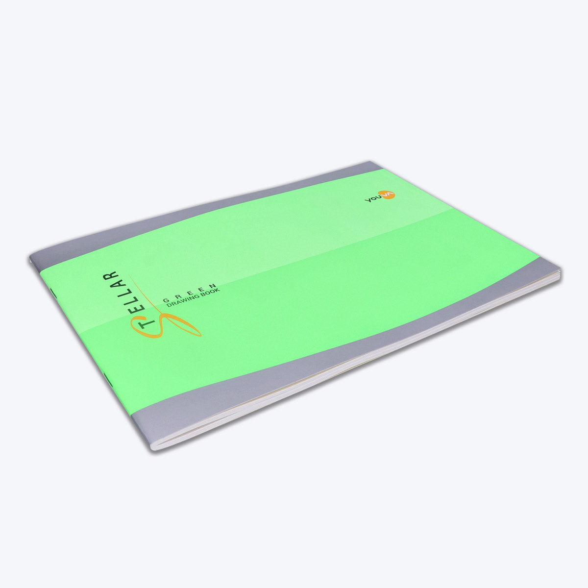 Navneet Youva | STELLAR Orange Drawing Book for Students and Budding Artists | Big size “ 27.5 cm x 34.7 cm | 56 Pages  | Pack of 6