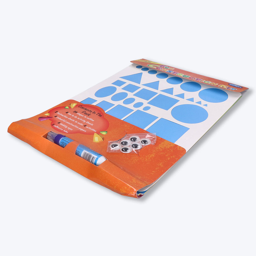 Navneet Fun Construction Kit- Fun DIY Craft for young artists- Mess Free activities- Best travel pack- Perfect for Birthday Gift