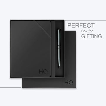 HQ Noteverse Gift Pack|A5 Casebound Notebook 192p and Ball Pen| Perfect for Gifting