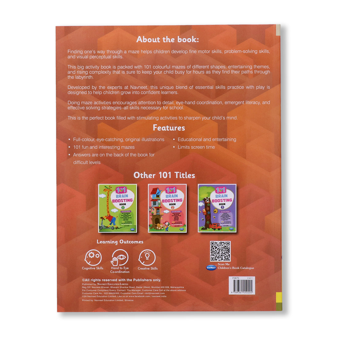Navneet 101 Maze Activities: Puzzles For Beginners, Highlights Pictures, Wordplay, Mazes Activity Children Book| Gujarat Board