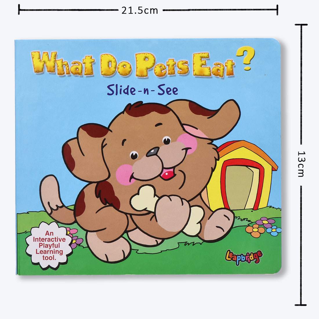 Navneet What Do Pets Eat? Slide and See- Interactive Play Way Method- Board Book for kids