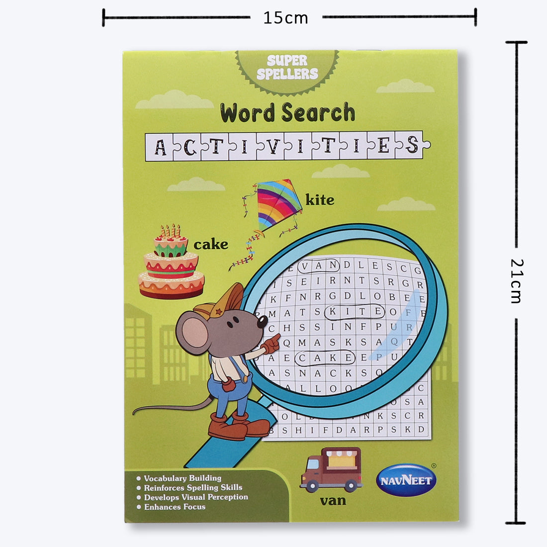 Navneet Super Spellers Series- Set of 4 Books-Word Search Crossword Word Ladders Spell Puzzles-Vocabulary Booster: Classic Activities For All Pack Of 1