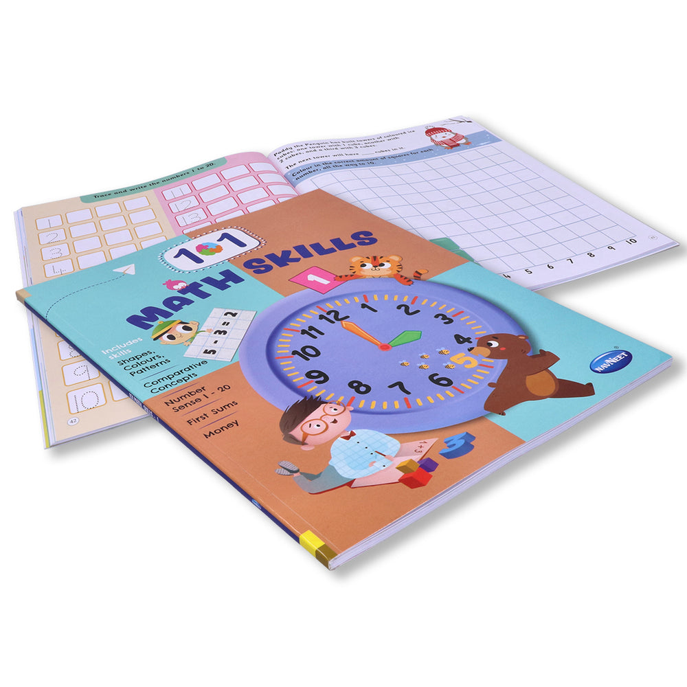 Navneet 101 Maths Skills Book 1-number counting, recognition, comparison, and ordering