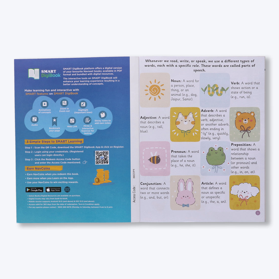 Navneet 101 Grammar Activity Book build language with Fun!