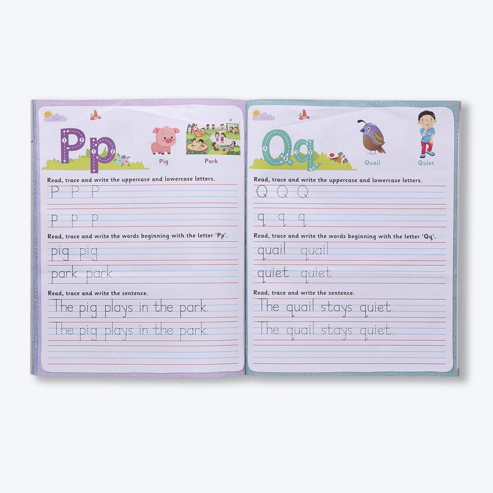 Navneet 101 Handwriting Activities Book-Handwriting practice journal for kids from 3 to 5 years practice alphabet and words (Pack Of 1)