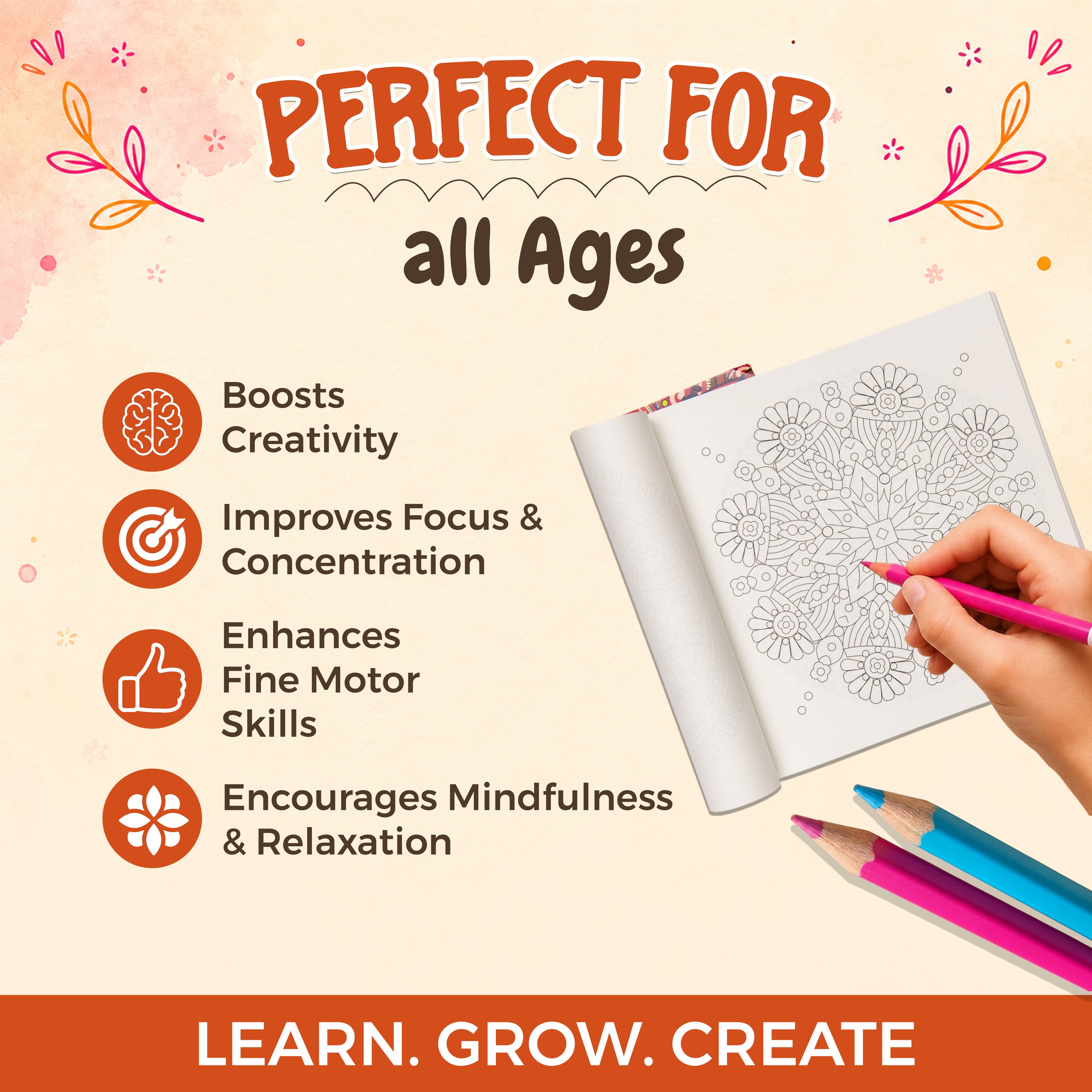 Mandalas-Mindful Colouring Book