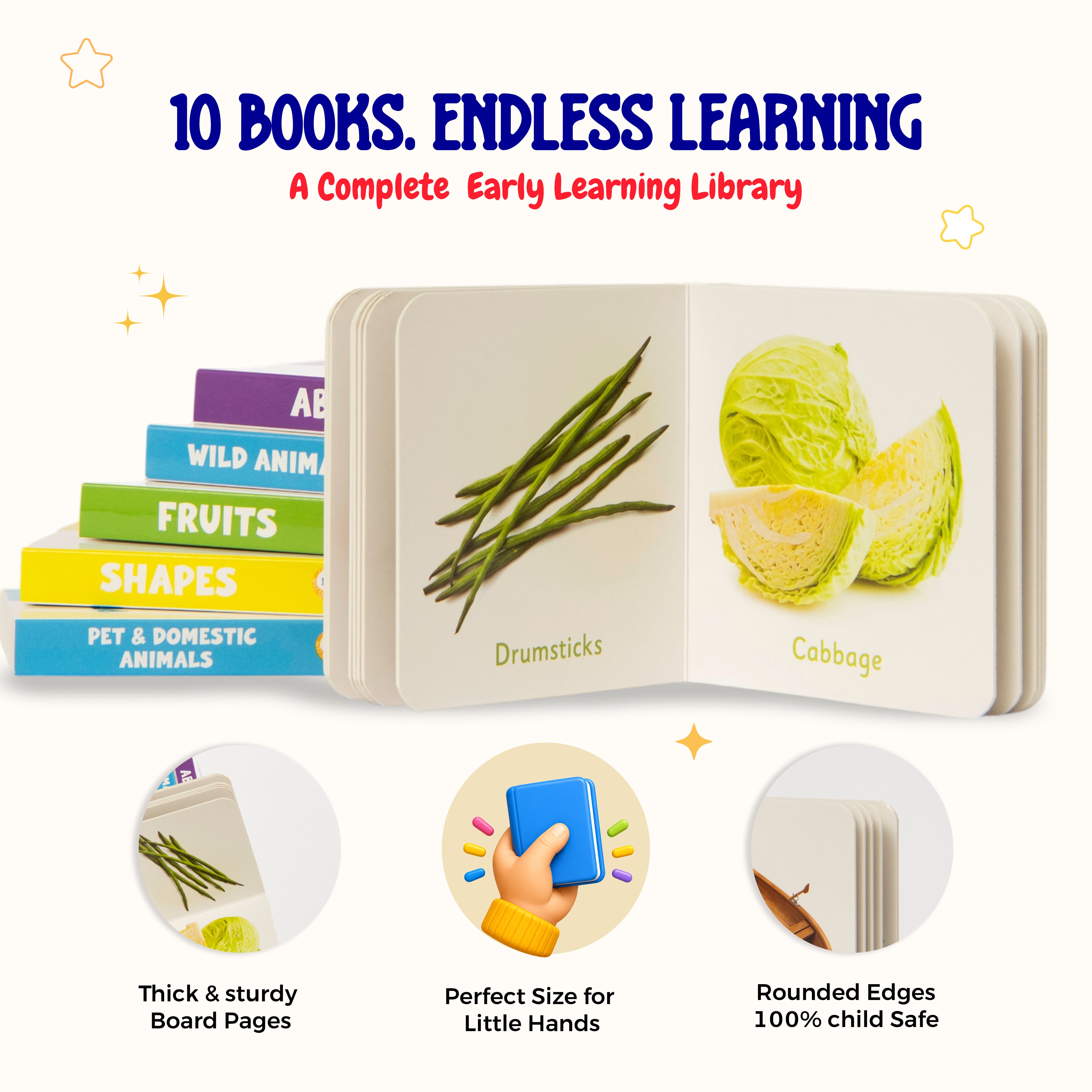 My First Tiny Library-Box Set of 10 Board Books