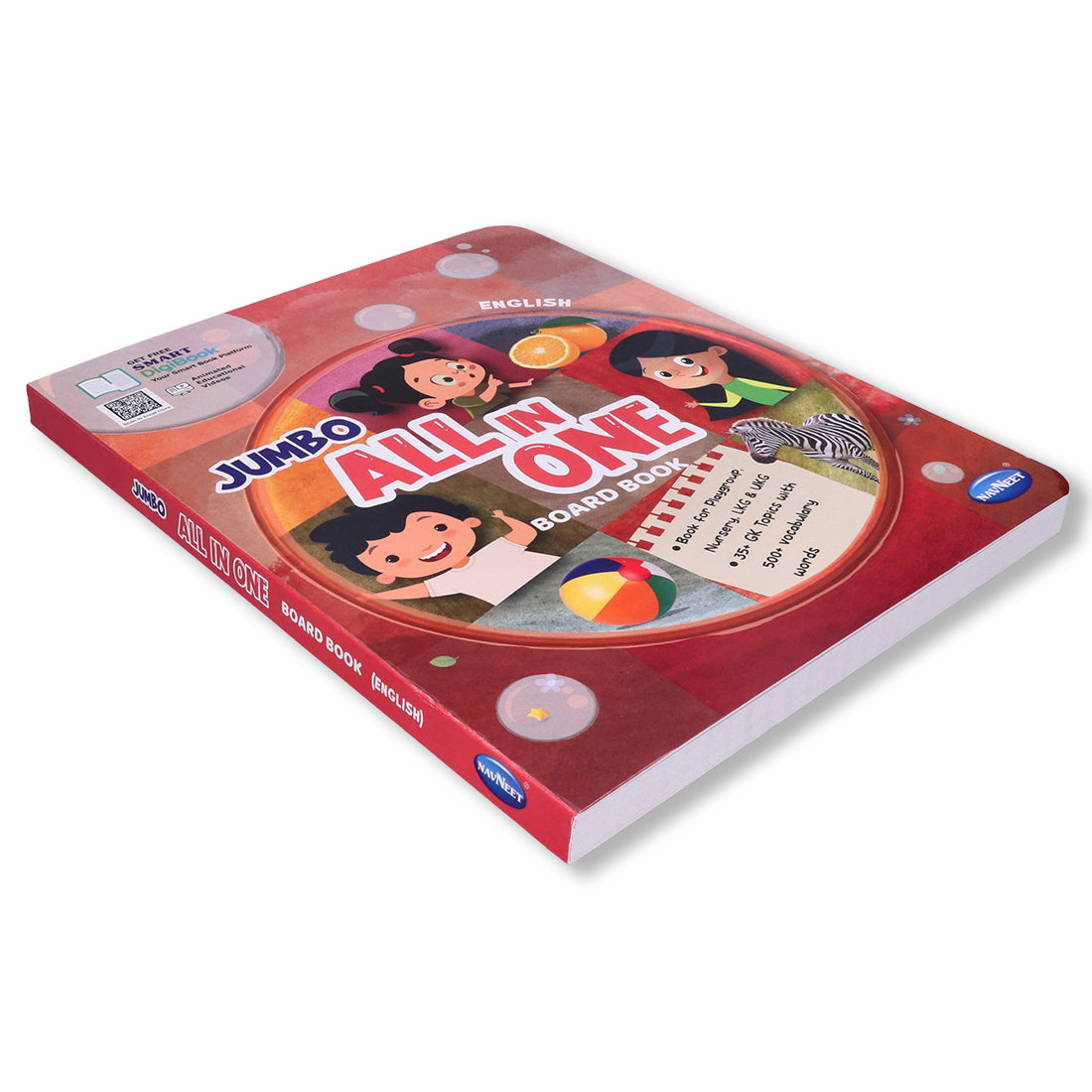Navneet All In One Board Book (Eng.) - First Early Learning book for Kindergarten - Picture Board book for toddlers and babies - eBook - Animated interactive book - Audio Book