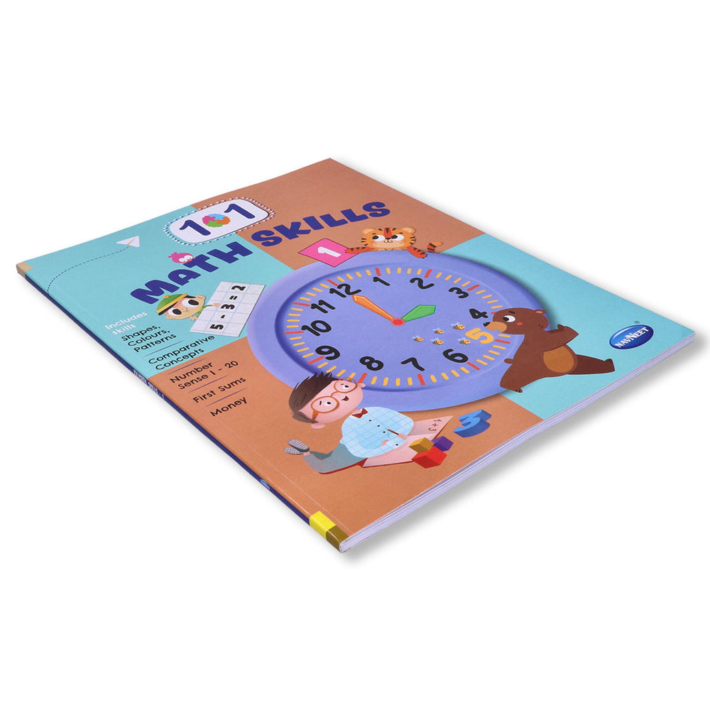 Navneet 101 Maths Skills Book 1-number counting, recognition, comparison, and ordering