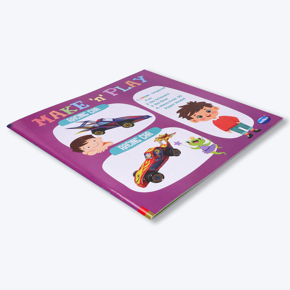 Navneet's Make n Play â€“ Racing Cars  Fun DIY Crafts - School Project Book - Mess Free Activities