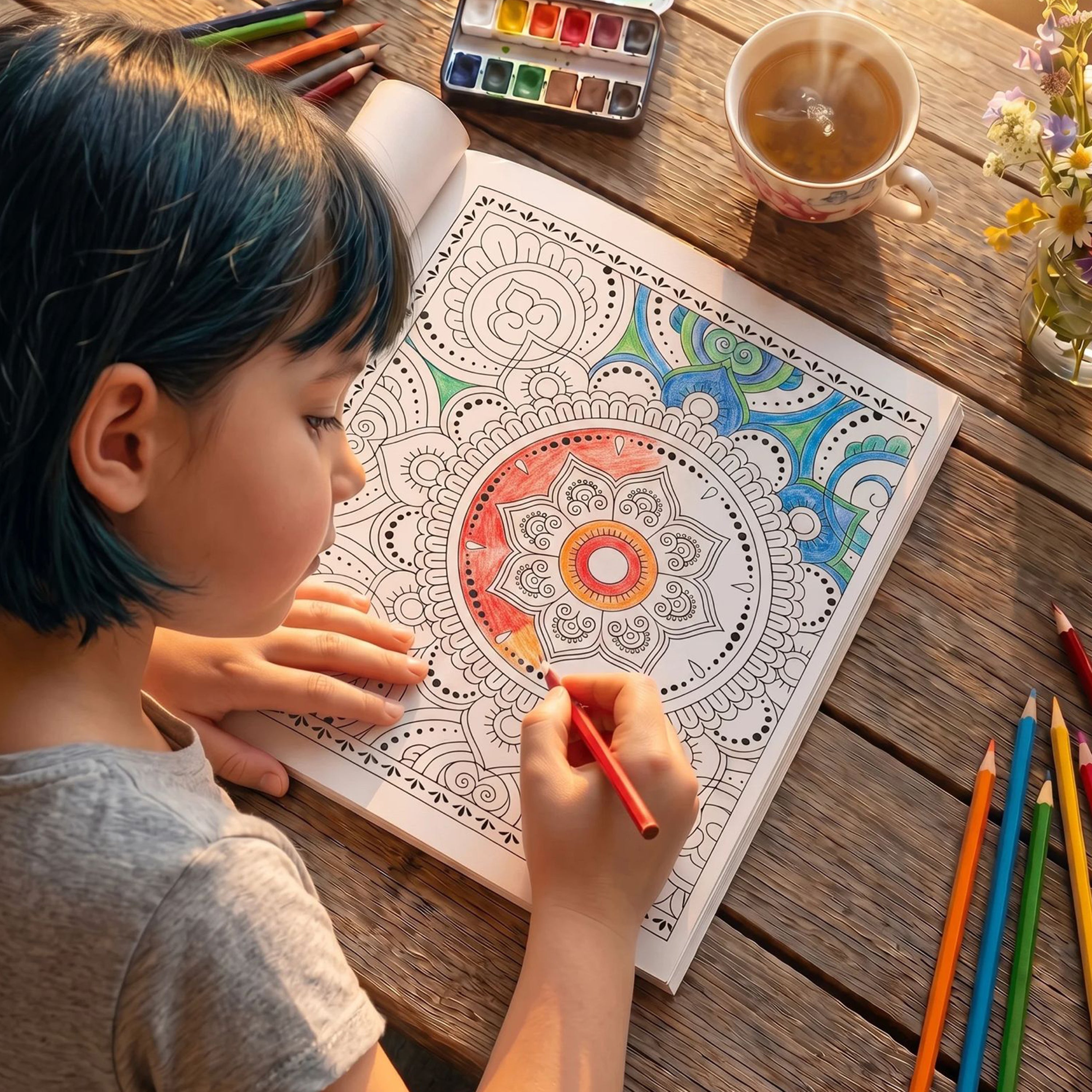 Mandalas-Mindful Colouring Book