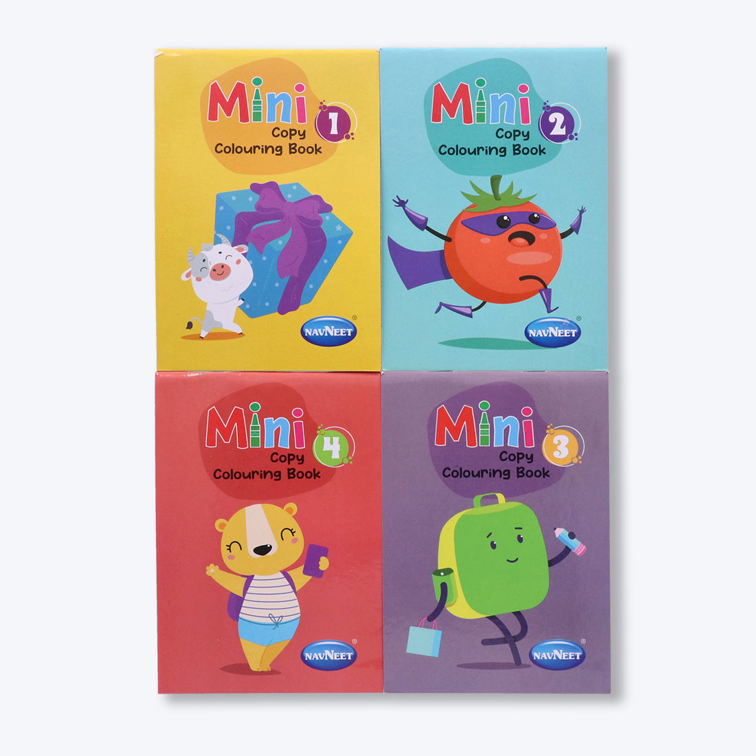 Navneet Mini Copy colouring PDQ- Pack of 42 colouring books Birthday Return Gift For Kids- Wholesale Pack of books